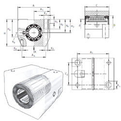 Bearing KGSNG30-PP-AS INA