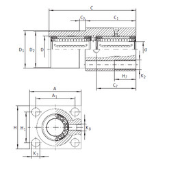 Bearing KTFN 12 C-PP-AS INA