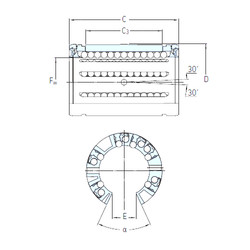Bearing LBCF 50 A-2LS SKF