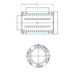 Bearing LBCR 80 A SKF