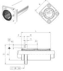 Bearing LMEKP8L Samick