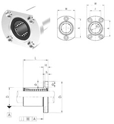 Bearing LMH16UU Samick