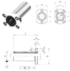 Bearing LMH16LUU Samick