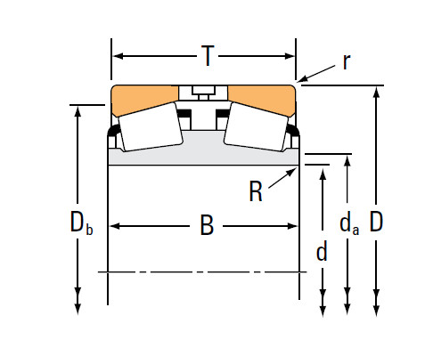 Bearing HM858548D HM858511