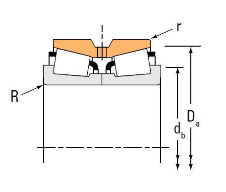 Bearing NA78250 78549D