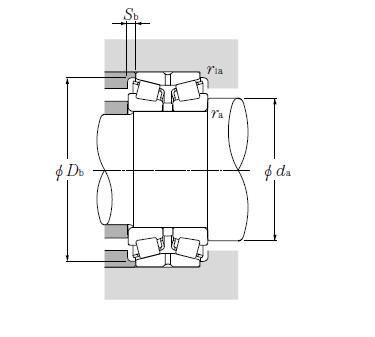 Bearing M262449D/M262410+A
