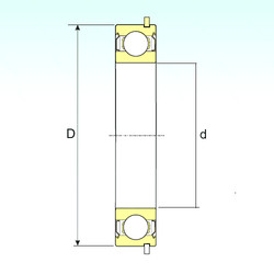 Bearing 6314-ZZNR ISB