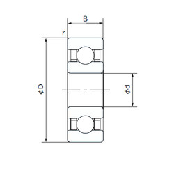 Bearing 6219T NACHI