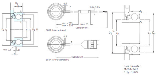 Bearing BMO-6206/064S2/UA008A SKF
