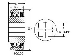 Bearing SQ208-102X AST