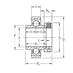 Bearing SMN407WS-BR Timken