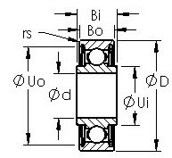 Bearing SRW4ZZ AST