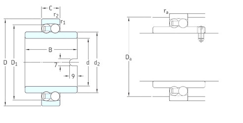 Bearing 11210TN9 SKF