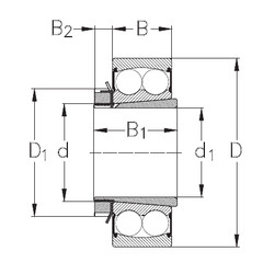 Bearing 2211-K-2RS+H311 NKE