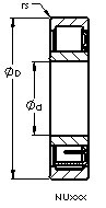 Bearing NU422 M AST