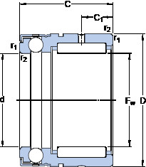 Bearing NX 35 SKF
