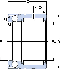 Bearing NX 15 Z SKF