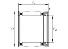 Bearing HK5022-RS INA