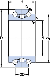 Bearing BTW 150 CM/SP SKF