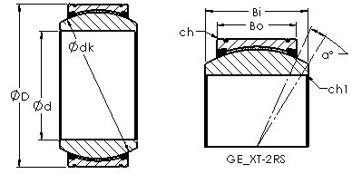 Bearing GEG220XT-2RS AST