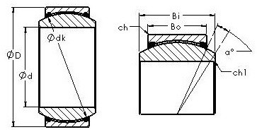 Bearing GE60ET/X-2RS AST