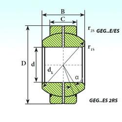 Bearing GEG 70 ES ISB