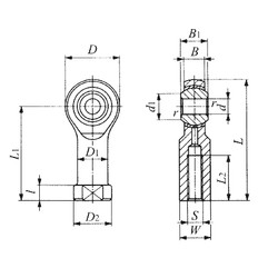 Bearing PHSB 2,5 IKO