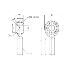 Bearing RBT5E NMB