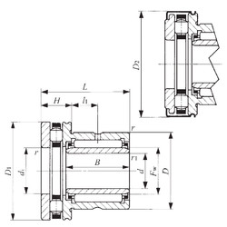 Bearing NBXI 5040Z IKO
