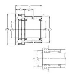 Bearing NKX70 NTN