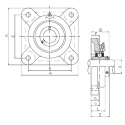 Bearing UCFX16 CX