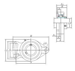 Bearing UCFA211-34 KOYO