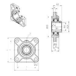 Bearing UCFS328 SNR
