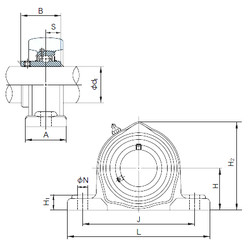 Bearing UCPK320 NACHI