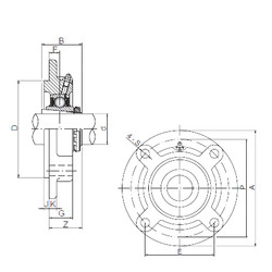 Bearing UKFC218 CX