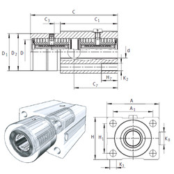 Bearing KTFS30-PP-AS INA