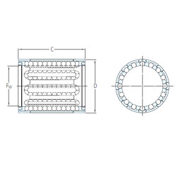 Bearing LBBR 4-2LS/HV6 SKF
