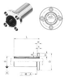 Bearing LMEF8L Samick