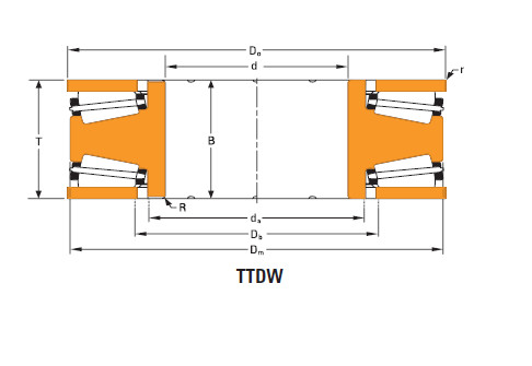 Bearing Thrust race double d-3637-a #1 small image