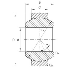 Bearing GE8-FO INA #1 image
