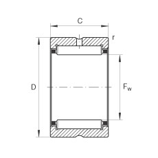 Bearing NK37/20 INA #1 image