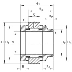 Bearing ZARN45105-L-TV INA #1 image
