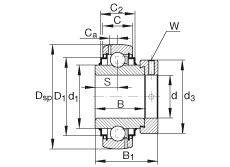 Bearing G1215-KRR-B-AS2/V INA #1 image