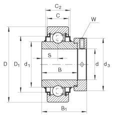 Bearing E70-KRR INA #1 image