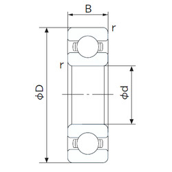 Bearing 6340 NACHI #1 image