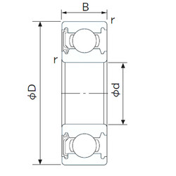 Bearing 6328-RS CYSD #1 image