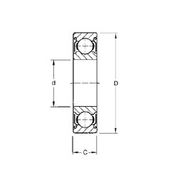 Bearing W6305-ZZ CYSD #1 image