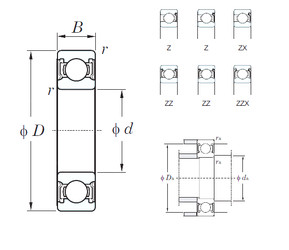 Bearing 6328ZZX KOYO #1 image