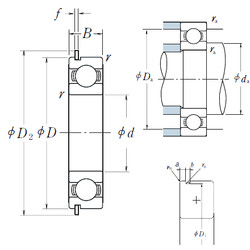 Bearing 6319NR NSK #1 image