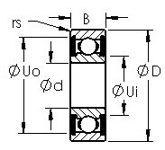 Bearing 636H-2RS AST #1 image